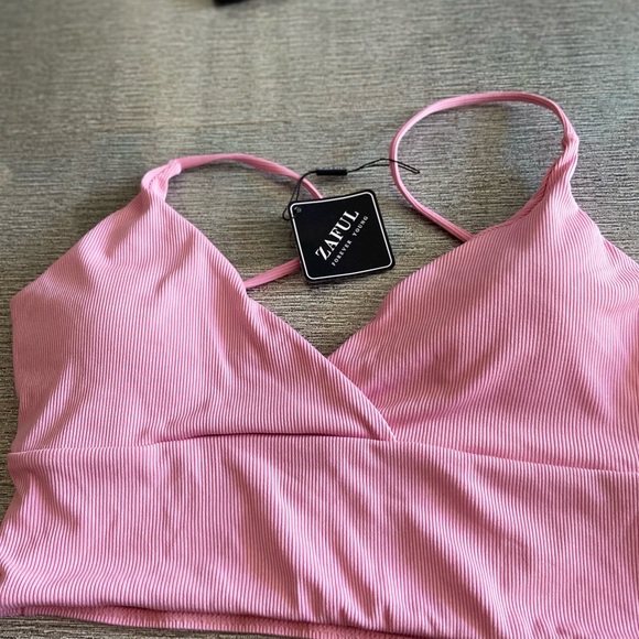 Zaful 2 piece pink bikini swim suit - Picture 8 of 9